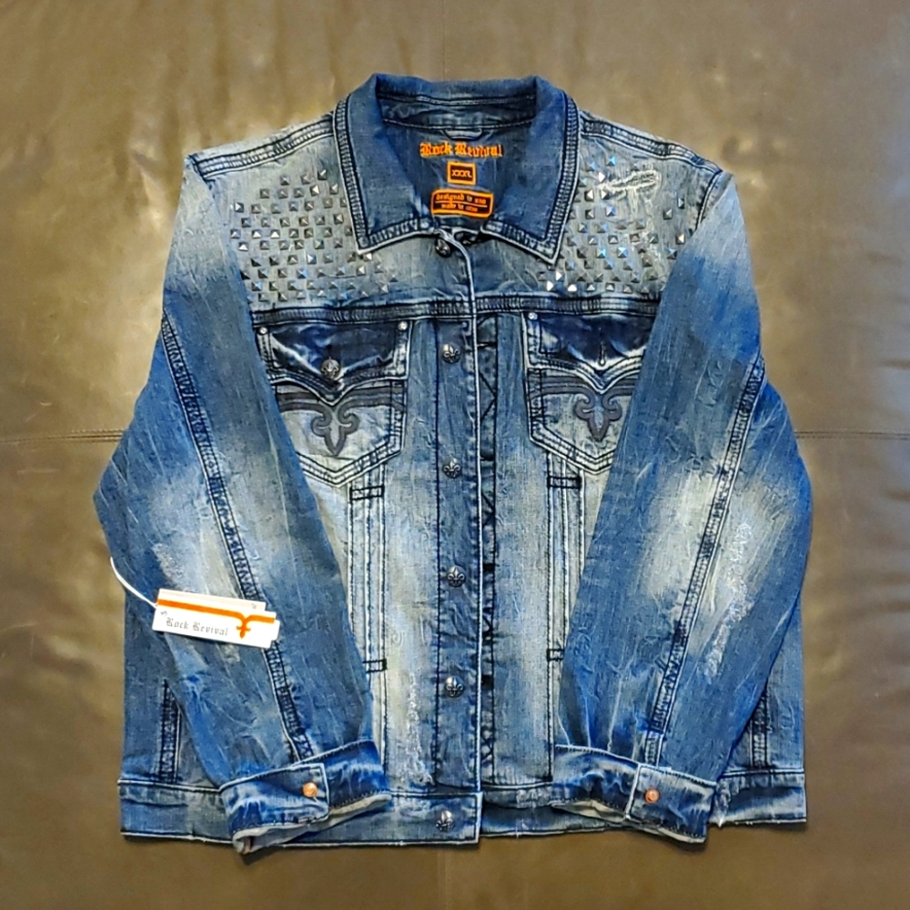 Rock Revival Luciano Denim Stretch Jacket (XXXL)